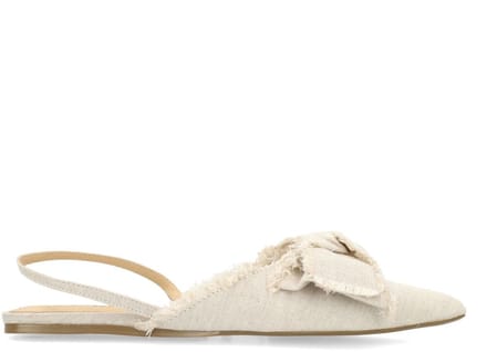 Sacha - Dames - Beige slingbacks met strik - Maat 41
