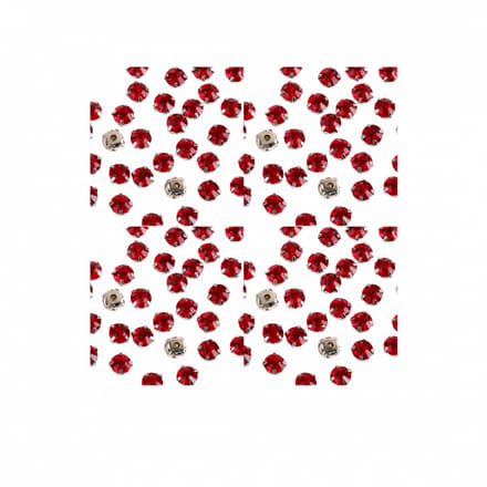 75 rode kleding steentjes- 4 mm - Charme Bijoux