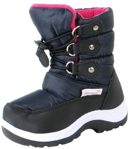 Donkerblauwe gevoerde snowboot 22