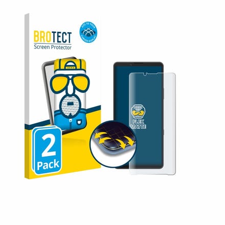 BROTECT - Screenprotector voor Sony Xperia 10 VII - Folie Beschermfolie matte volledig dekking 2 Stuks