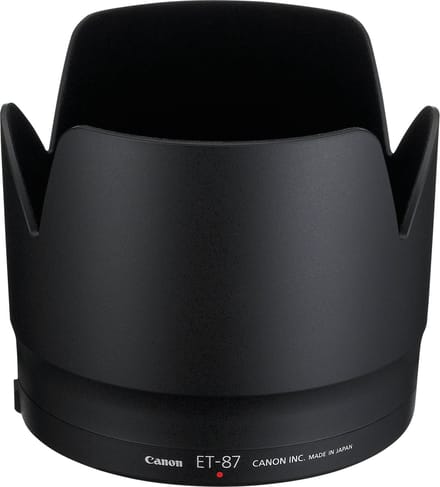 Canon ET-87 Zwart lenskapje