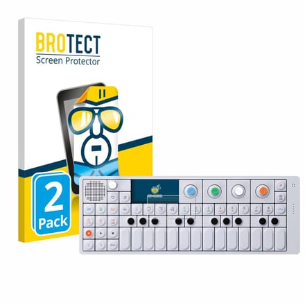 BROTECT - Screenprotector voor Teenage Engineering OP-1 Sampler & Controller - Folie Beschermfolie transparant 2 Stuks