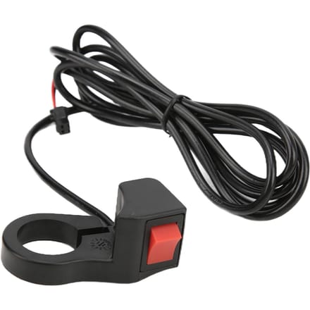 Interrupteur de guidon Vitesses Hautes Basses Portable Léger Interrupteur à Vitesse Variable pour Vélo Électrique Scooter black