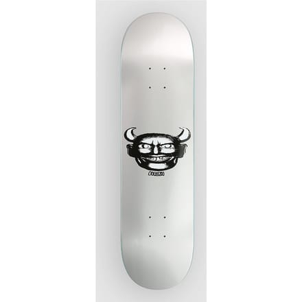 Polar Skate Nick Boserio - Silver Devil 8.25" Skateboard Deck grijs