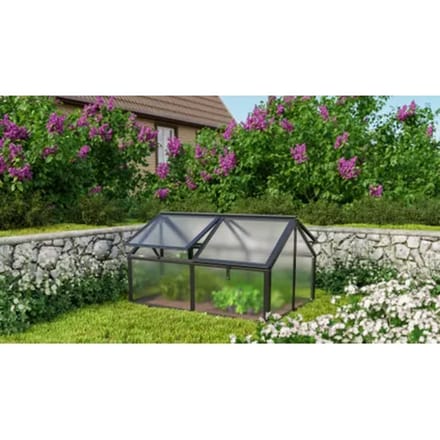 Vitavia Tuinkas Jordi - Polycarbonaat 4mm - Zwart - 89x124x71cm