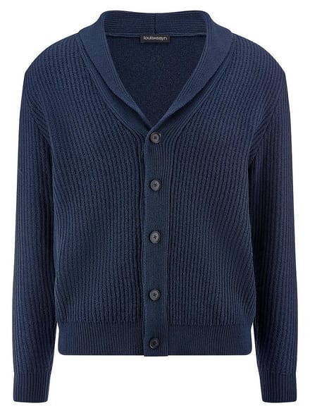 Vest sjaalkraag Van Louis Sayn blauw