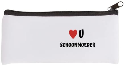 Akyol - love u schoonmoeder Etui - Schoonmoeder - de liefste schoonmoeder - moeder cadeautjes - moederdag - verjaardag - geschenk - kado - 20 bij 9 cm