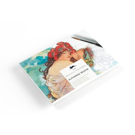 Alphonse Mucha - Watercolour Postcard Books - Pepin van Roojen