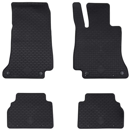 vidaXL Automat 4 pcs Zwart Rubber