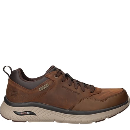 Skechers Skechers Arch Fit Crosser Sneakers bruin Leer