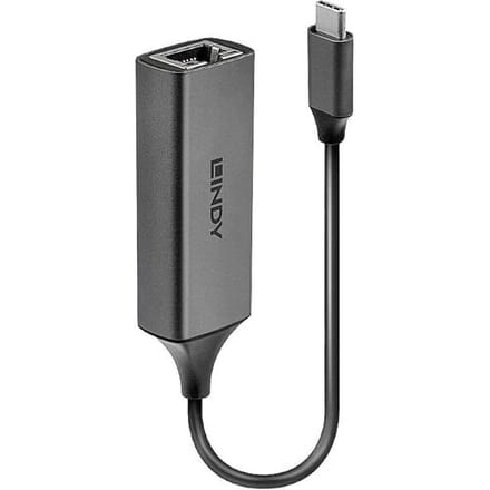 LINDY 43299 Netwerkadapter 5 GBit/s USB-C 3.1 Gen 1, Gigabit-LAN (1 Gbit/s), RJ45