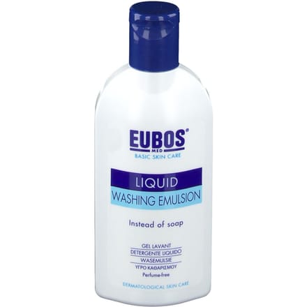 Eubos - Med Basic Skin Care Liquid Washing Emulsion 200Ml Body Wash Emulsion