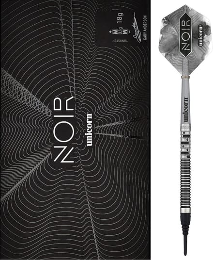 Unicorn Gary Anderson Noir Phase 5 80% - Soft Tip Darts