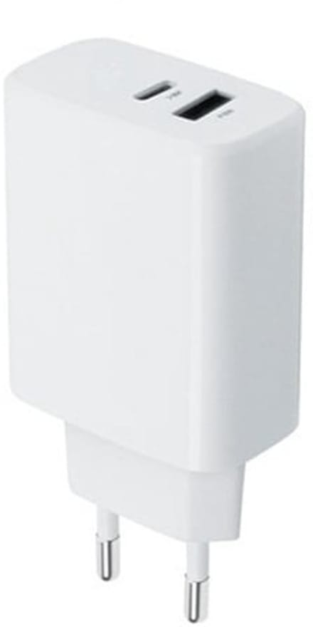 OneOne 25W super snellader met 2 poorten. Witte oplader met USB C en USB A. PD en Quick Charge lader adapter past op Apple iPhone 13 Mini, iPhone 13 Pro, iPhone 13 Pro Max, iPhone 14, iPhone 14 Plus, iPhone 14 Pro, iPhone 14 Pro Max