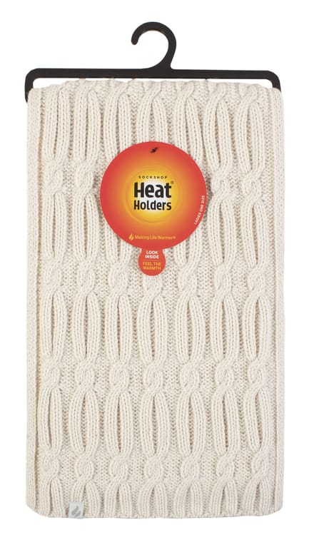 Heat Holders - Luxe fleece wintersjaal voor dames - Room