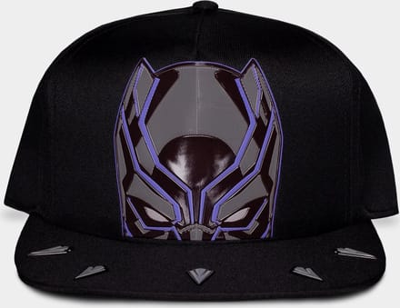 Marvel Black Panther - Novelty Snapback Pet - Zwart