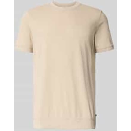 Regular fit T-shirt van katoenmix