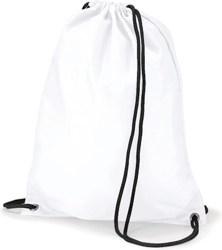 Classic Budget Gymsac/Sporttas BagBase - 11 Liter White