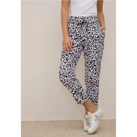 Gedessineerde 7/8 Loose Fit broek