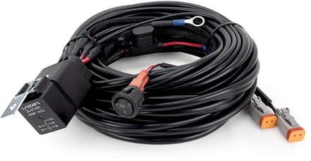 Kabelset - Lazer - Extra lang - 2 lampen - Incl. schakelaar - 2 pins - Deutsch DT - 12V