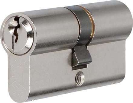 2 stuks - S2 veiligheidscilinders S6 30/30 SKG 2, dubbele profielcilinders (verschillend sluitend)