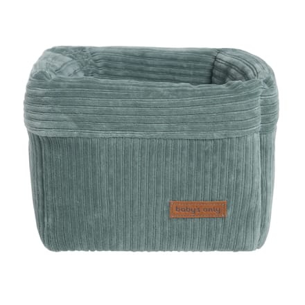 Baby's Only Commodemandje - Opbergmandje - Commode organizer - Babykamer accessoires Sense - Zeegroen