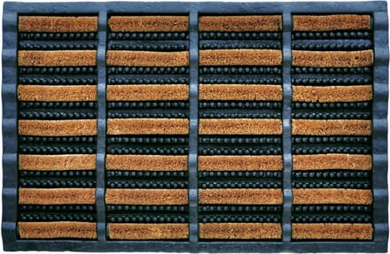 Benson - Rubberen Deurmat met Kokos Borstels - 40 x 60 cm