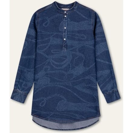 Oilily Berber Blouse- maat38 Blauw indigo
