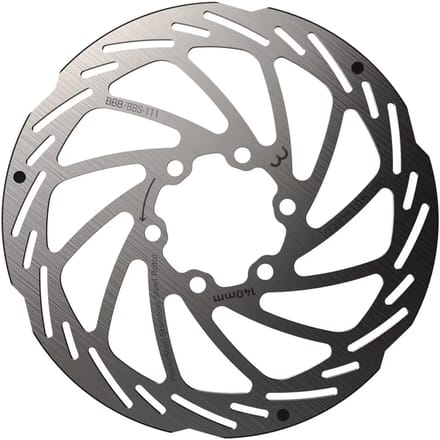 BBB Cycling Schijfrem PowerStop 6-gaats Remschijf BBS-111 - Zilver - 140 mm