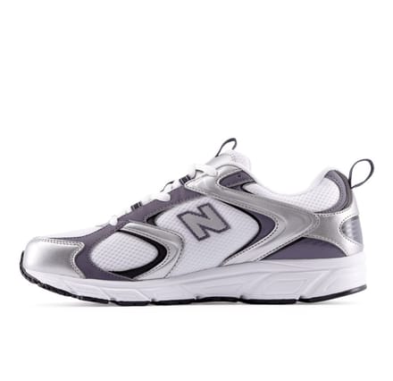 New Balance ML408A Unisex Sneakers - WHITE/SILVER