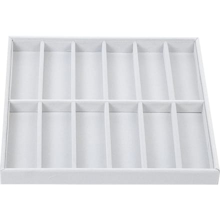 12 Vakken Zonnebrillen Opbergdoos Brillen Etui Organizer Sieraden Display Container white