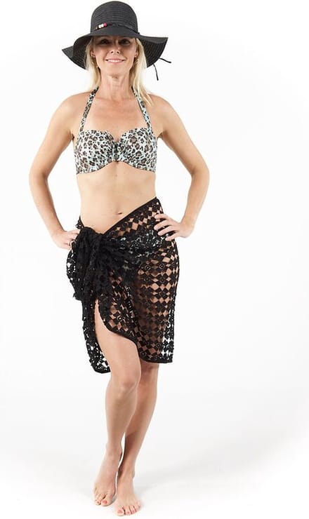 Donne del Sole - Pareo Coco - Omslagdoek - Zwart