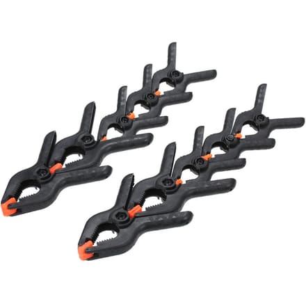 10 stuks plastic nylon tuimelschakelaar A-klem veerklemmen multifunctionele cliptips doe-het-zelf gereedschapsset voor gray