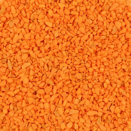 Aquariumgrind ORANJE - Bodembedekking Steentjes Gekleurd 4-6mm - 1KG