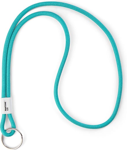 Copenhagen Design - Pantone - Sleutelhanger met Koord - Keycord -  Turquoise - 320