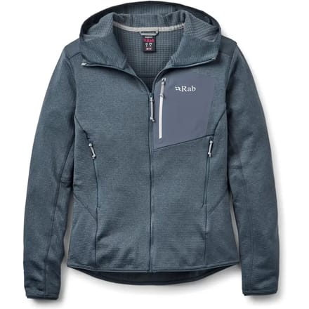 Dames fleece met capuchon Rab Ascendor