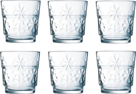 Luminarc Funny Flowers Waterglas - 25 cl - Helder
