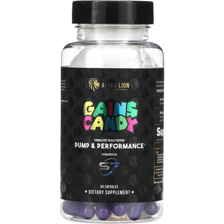 ALPHA LION, gain candy, S7, 60 capsules