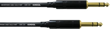 Cordial intro Stereojackkabel 9m Rean stekker CFM 9 VV - Stereo patch kabel