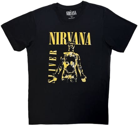 Nirvana - Sliver Heren Tshirt - S - Zwart