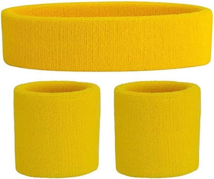 Finnacle - "3-Stks Set Gele Hoofd- & Polszweetbandjes