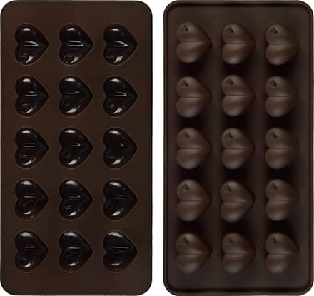 *** Bakvorm van 15 hartjes - Siliconen - Cake - Muffin - Chocolade - van Heble® ***