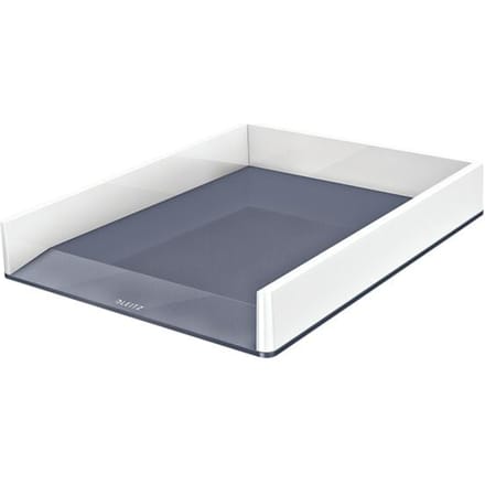Leitz 5361-10-01 WOW Duo Brievenbakje DIN A4, DIN C4 Wit, Grijs 1 stuk(s)