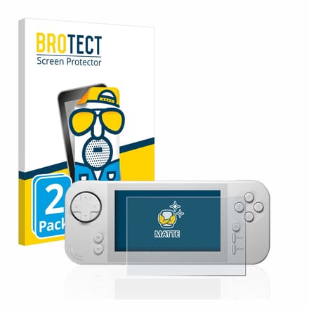 BROTECT - Screenprotector voor Evercade EXP - Folie Beschermfolie matte 2 Stuks