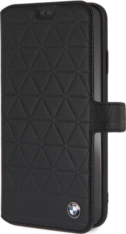 iPhone Xs Max hoesje - BMW - Zwart - Leer