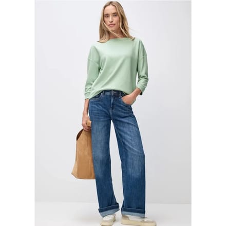 Shirt met boothals