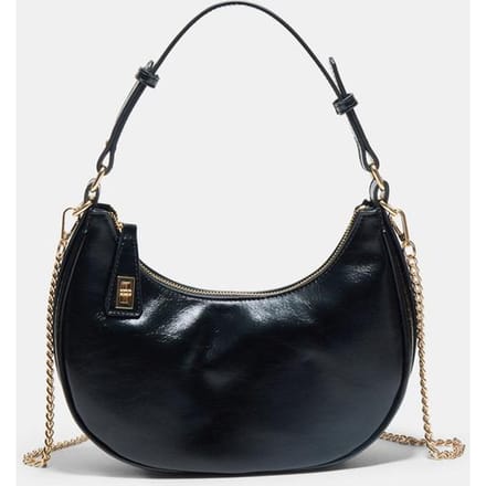 Stradivarius Schoudertas met sluiting  Zwart OS