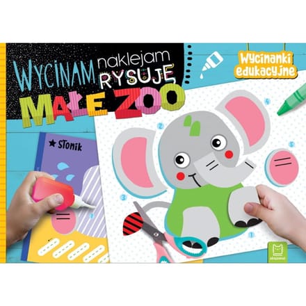 Educatieve Uitknipsels - Ik Knip, Ik Plak, Ik Teken - Kleine Dierentuin