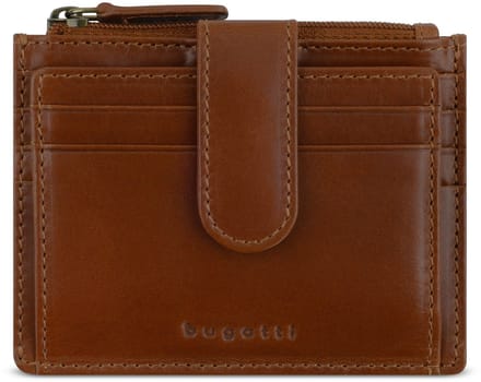 Bugatti Remo Portemonnee RFID-bescherming Leer 11 cm - Jongens - Horizontaal - cognac