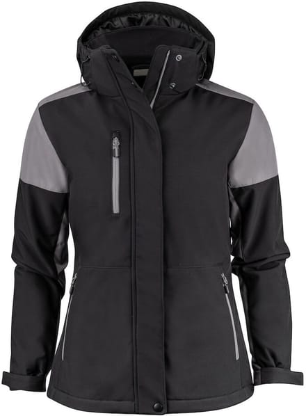 Printer PRIME PADDED SOFTSHELL PRIME LADY 2261072 - zwart/staalgrijs - M